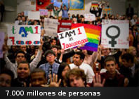 La población mundial alcanza las 7.000 millones de personas