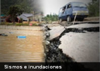 Dos sismos y una inundación marcan el inicio del año 2012