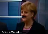 Angela Merkel y su 'accidental' bigote de Hitler (Foto+Video)