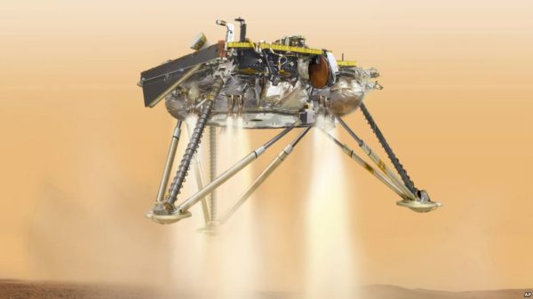 Nave espacial de la NASA intentará aterrizar en Marte