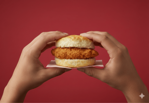 El desayuno está mejor que nunca. Disfruta un Chick-fil-A Chicken Biscuit GRATIS